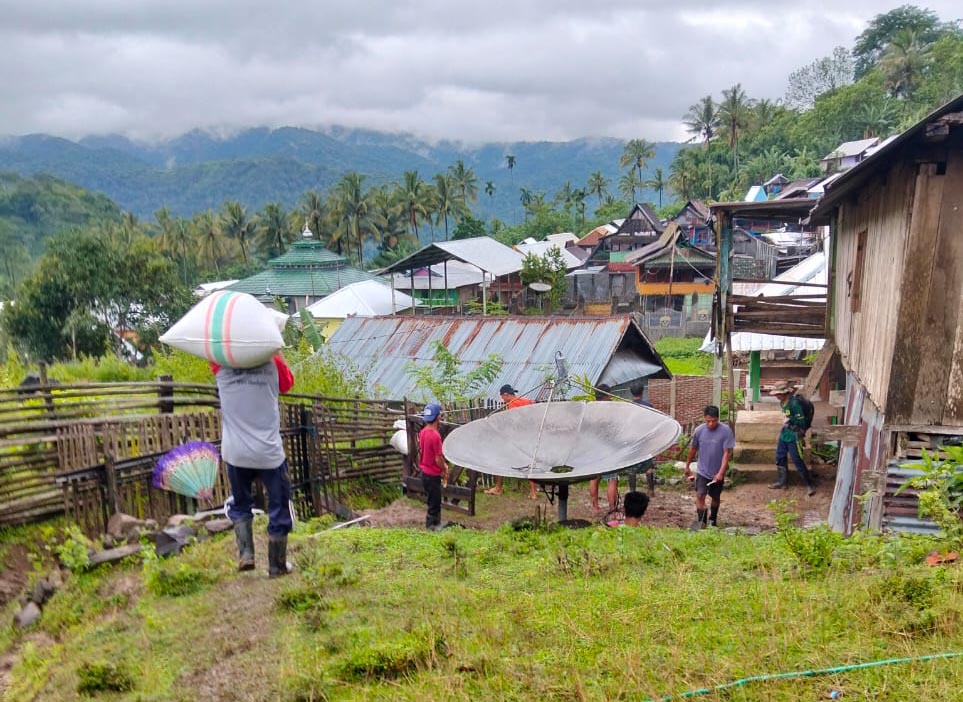 Dusun Tangkampulit, Desa Tangkam Pulit, Kecamatan Batulanteh, Kabupaten Sumbawa, NTB, dilanda bencana alam likuifaksi. (Sumber BPPD Kabupaten Sumbawa)