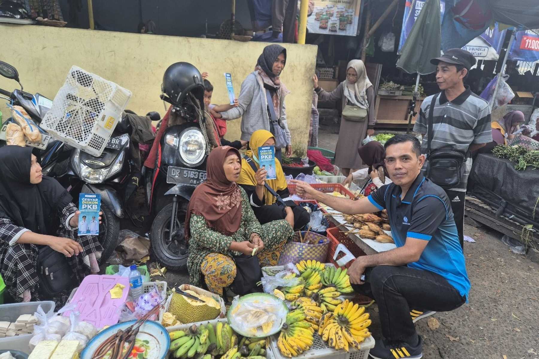 Jasa Raharja NTB Berkolaborasi Bersama Bappenda Provinsi NTB Laksanakan Sosialisasi Program Gebyar Diskon PKB.