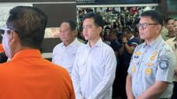 Wakil Presiden Republik Indonesia, Gibran Rakabuming Raka, melakukan kunjungan ke Pelabuhan Ketapang ASDP Indonesia Ferry, di Banyuwangi, Jawa Timur.