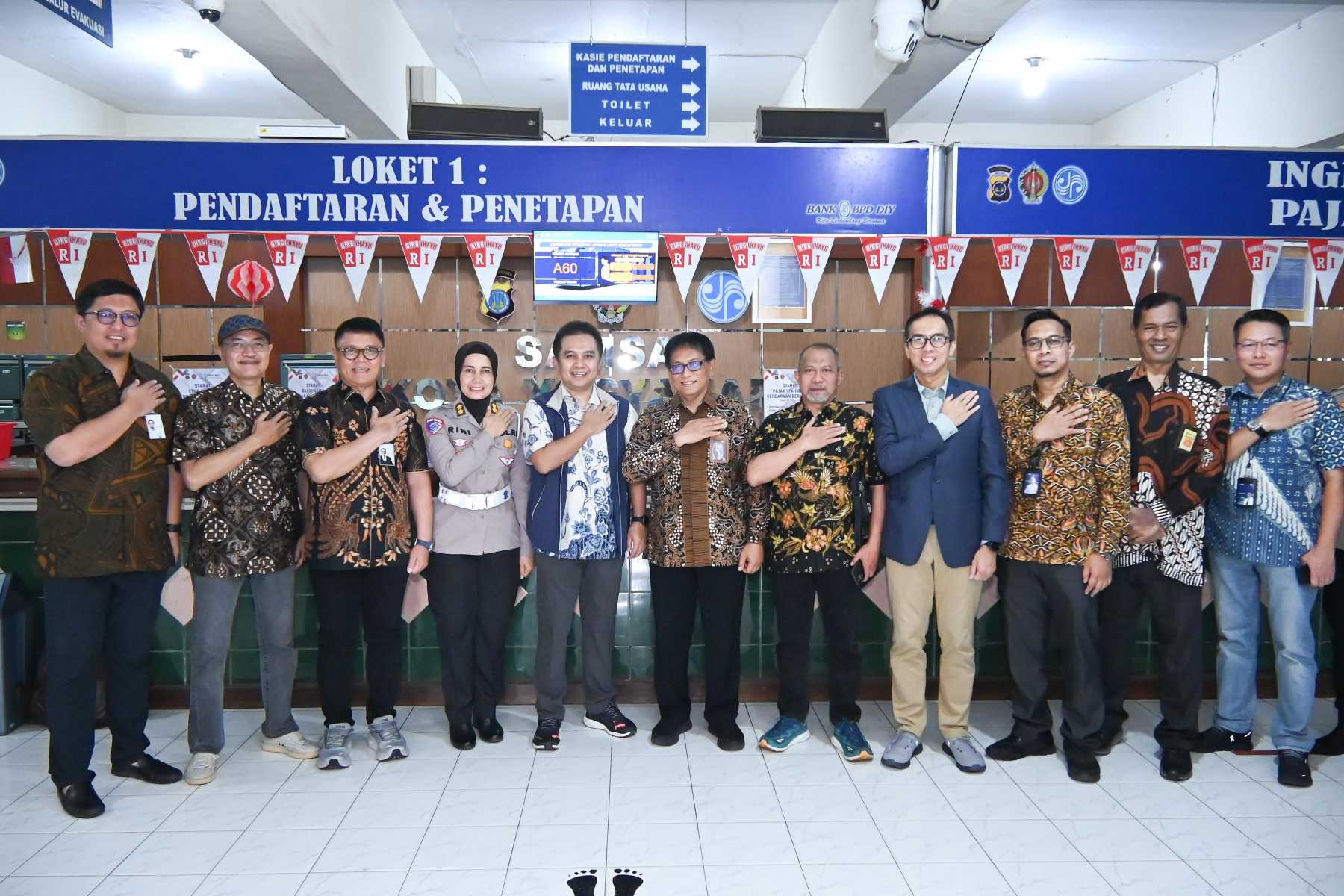 Kementerian BUMN dan Jasa Raharja Apresiasi Hadirnya Layanan SAMOLI di Samsat Kota Yogyakarta.