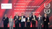 Jasa Raharja Raih 4 Penghargaan TOP GRC Awards 2025, Perkuat Implementasi Tata Kelola, Manajemen Risiko, dan Kepatuhan.