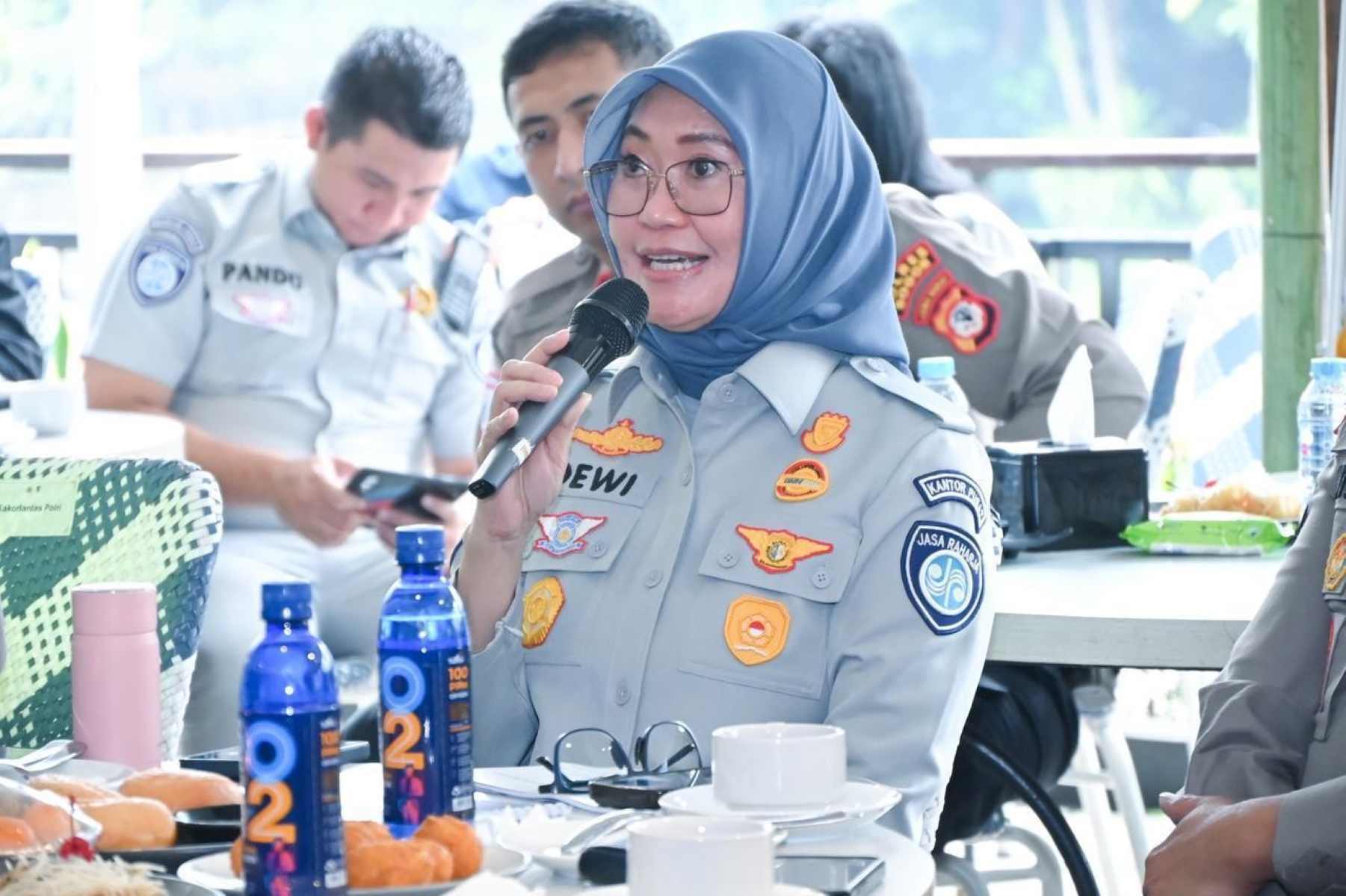 Jasa Raharja Bersama Korlantas Melaksanakan Survei Kesiapan Ops Lilin 2025 di Wilayah Jawa.