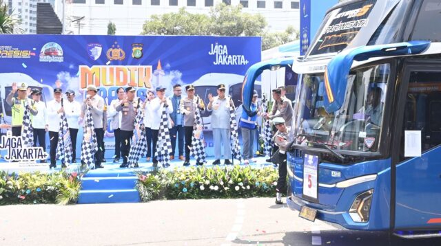 Jasa Raharja Hadiri Pelepasan Mudik Gratis Polri Presisi 2026, Wujud Sinergi Negara Hadir dalam Melayani Masyarakat.