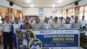 Tekan Angka Kecelakaan Pelajar, Jasa Raharja Bersama Stakeholder Gelar Sosialisasi Keselamatan di SMA 6 Mataram.
