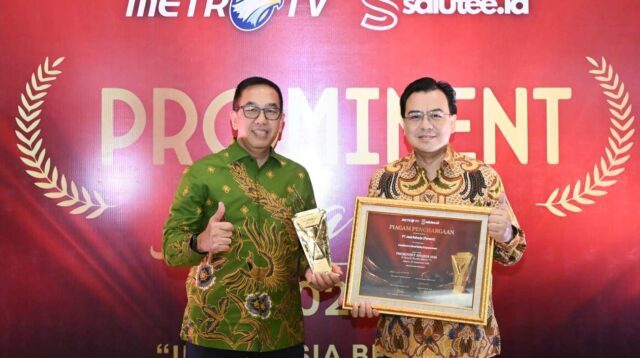 Konsisten Dorong Keselamatan Transportasi, Jasa Raharja Raih Excellent in Road Safety Empowerment di Ajang Prominent Award 2026.