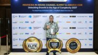 Jasa Raharja Konsisten Tingkatkan Tata Kelola dan Kualitas Pelayanan, Direktur Kepatuhan dan Manajemen Risiko Terima Rekognisi In-House Counsel Elite 2026.
