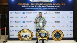 Jasa Raharja Konsisten Tingkatkan Tata Kelola dan Kualitas Pelayanan, Direktur Kepatuhan dan Manajemen Risiko Terima Rekognisi In-House Counsel Elite 2026.
